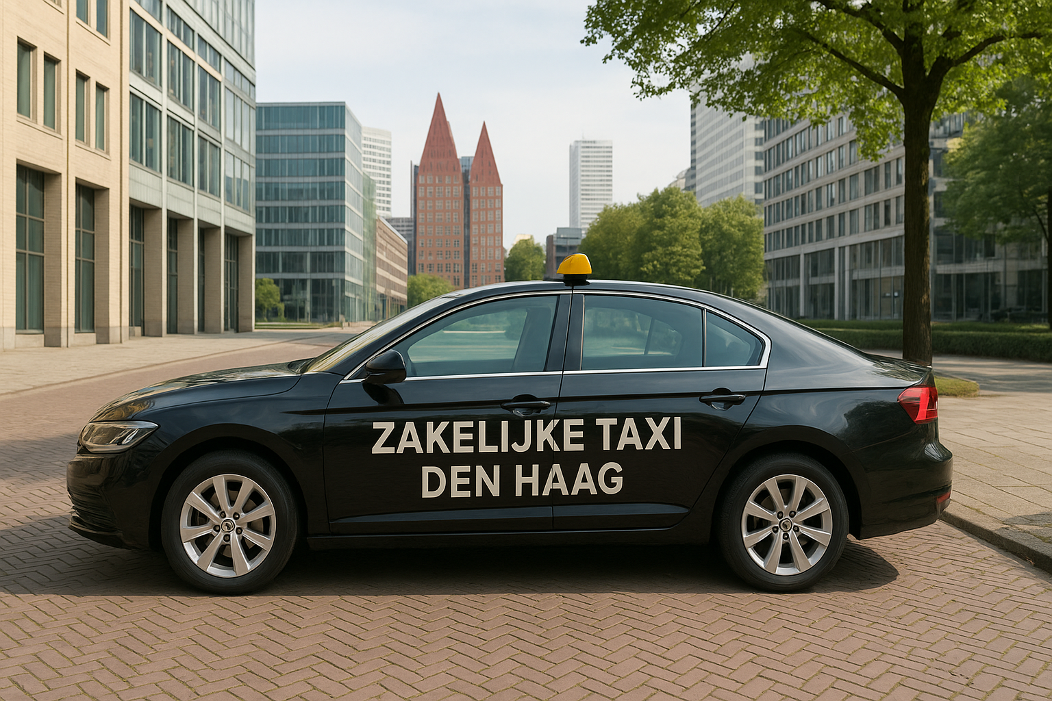 Foto bij Zakelijke taxi Den Haag: hoe plan je efficiënt luchthavenvervoer?